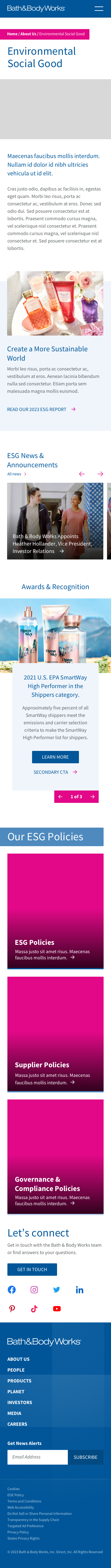 ESG hub, mobile