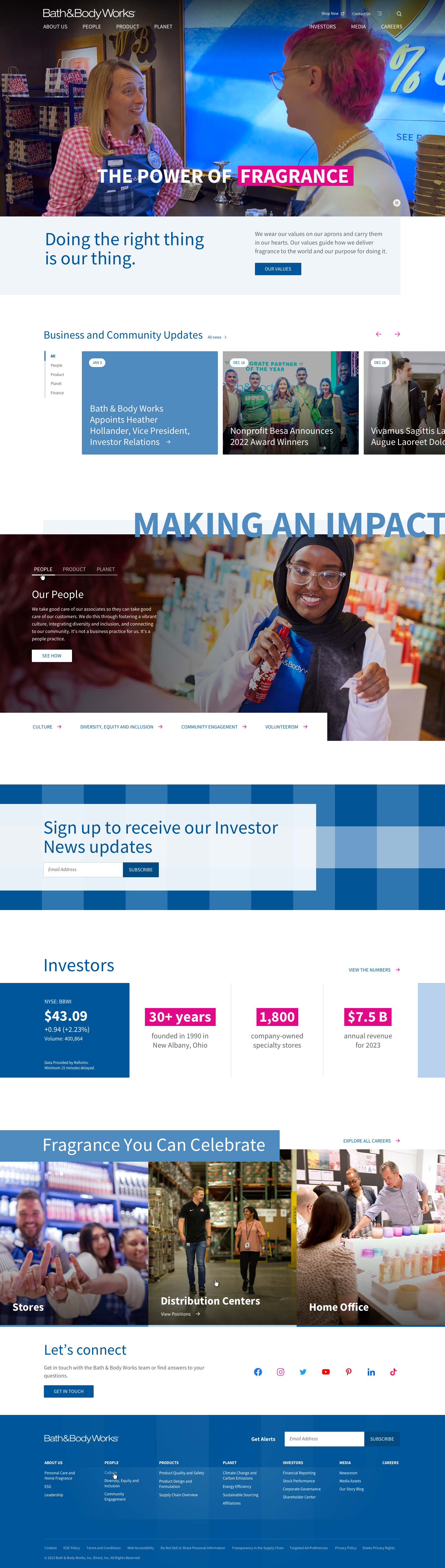 bbwinc.com home page