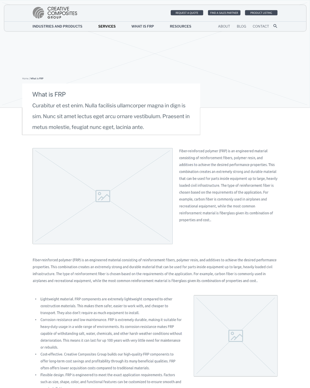 What is FRP wireframe