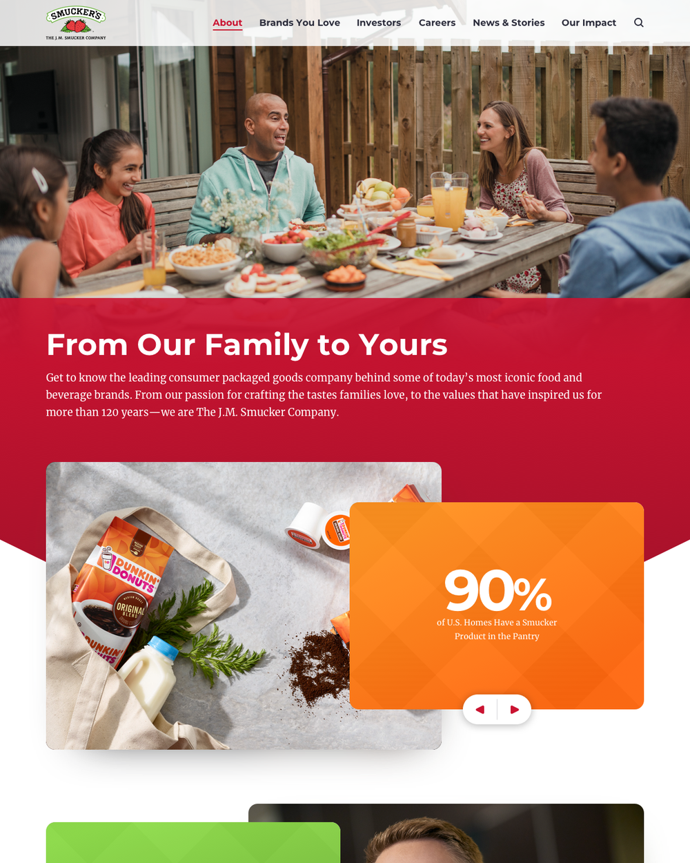 About page, 2019 design
