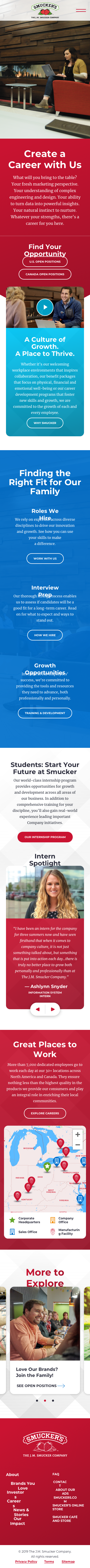 Careers, mobile