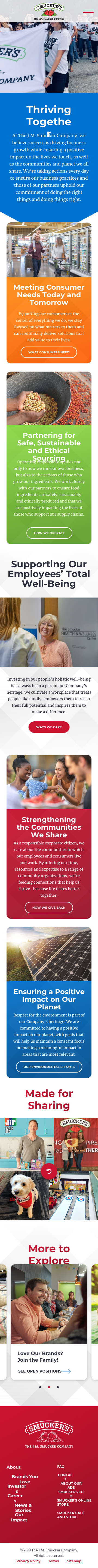 Our Impact, mobile